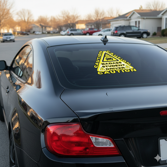 Die-Cut Magnet Student Driver Tags